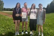 Stříbro z okresního kola atletického čtyřboje